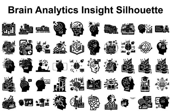 Brain Analytics Silhouettes
