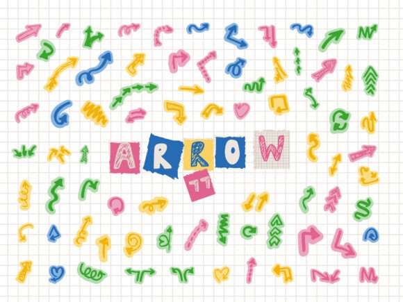 Creative Hand-Drawn Vector Arrow