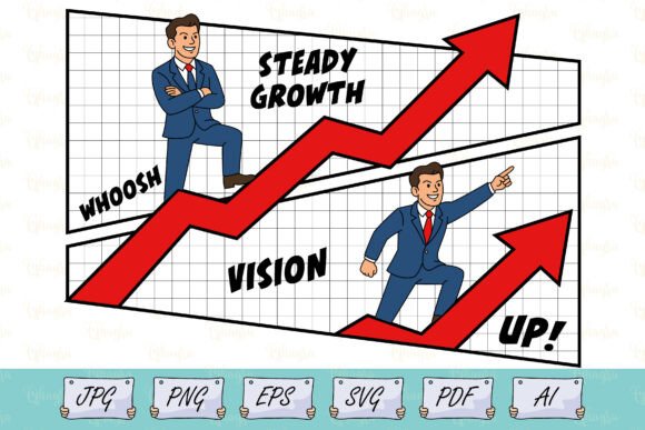 Leadership and Vision Growth Chart SVG