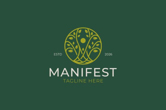 Manifest Abstract Tree Logo Nature