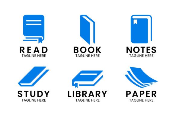 Minimalist Book and Education Logo