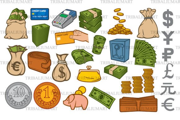 Money Icons Set - Finance