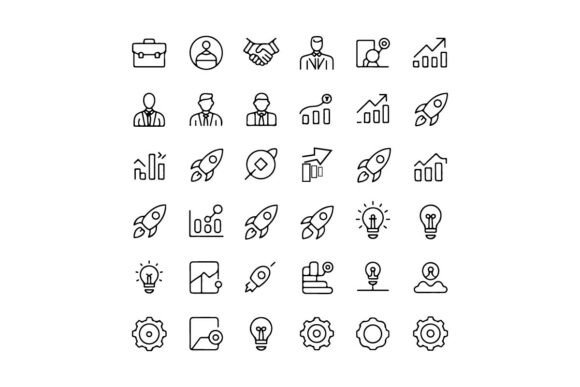 Professional Business Icon Pack Outline: A Modern Tool for Corporate and Marketing Design