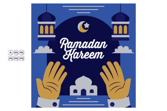 Ramadan Kareem Greeting Card 04: A Flexible Vector Resource for Designers and Marketers