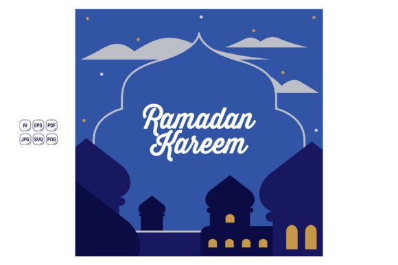 Ramadan Kareem Greeting Card 06: A Versatile, Editable Vector Toolkit for Creative Professionals