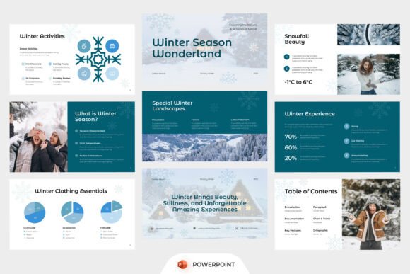 Winter Season PowerPoint: A Creative Winter Template